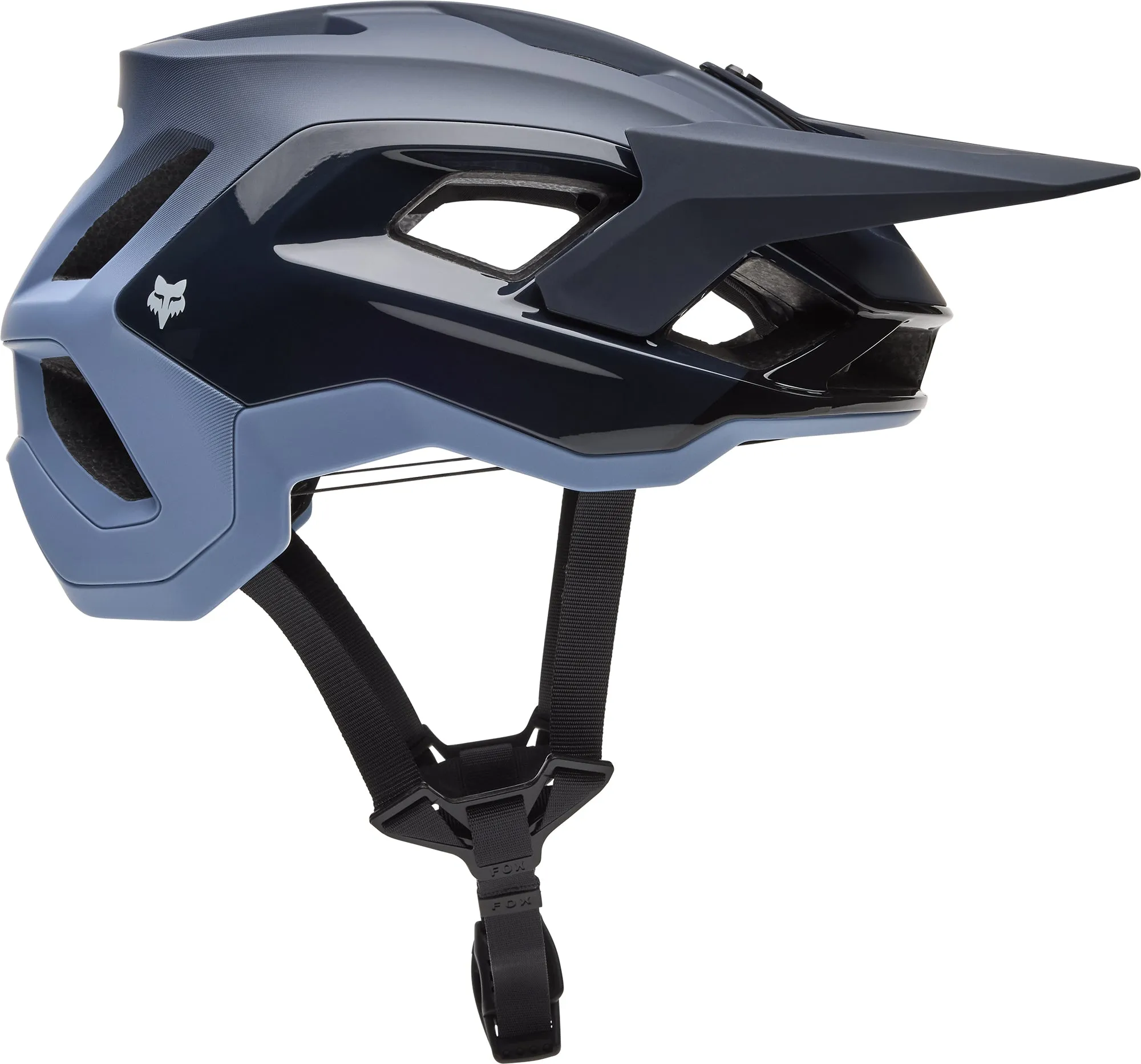 Fox Speedframe Pro Backfade MTB Cycling Helmet - Blue