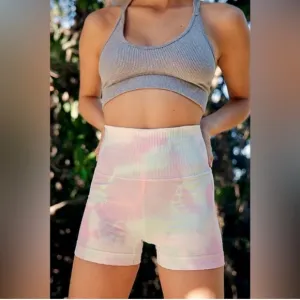 FP Movement by Free People Tie-dye Good Karma Running Shorts