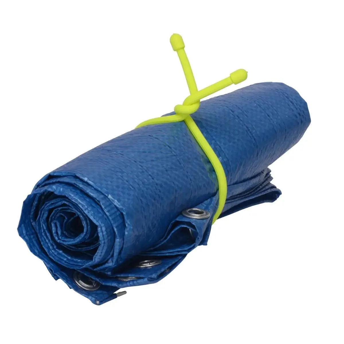 GEAR TIE REUSABLE RUBBER TWIST TIE(TM) (2pcs), Yellow NEON - length 6"
