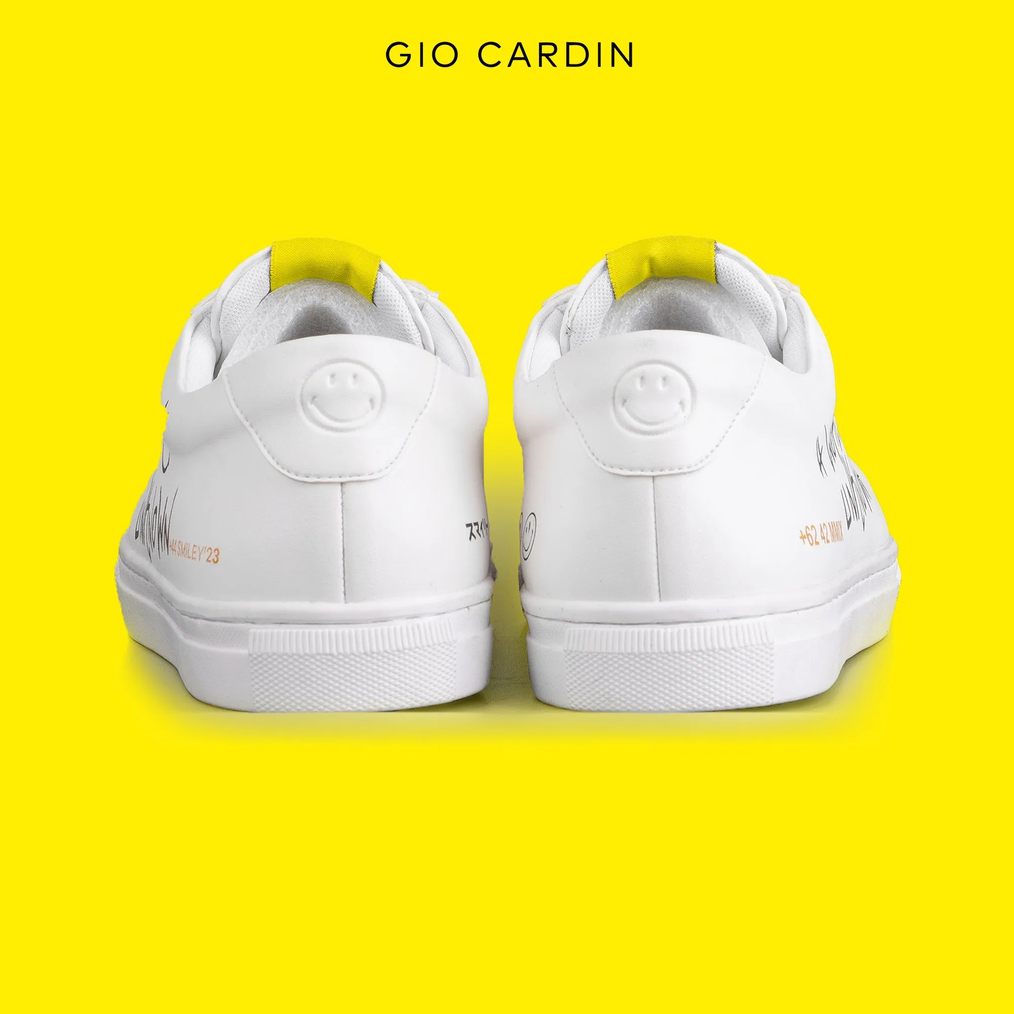 GIO CARDIN x SMILEY - ARGUS - TRIPLE WHITE