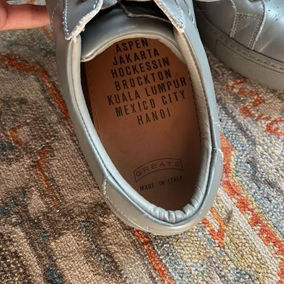 Greats The Royale - Nimbus Gray - Low Top Sneakers - 10
