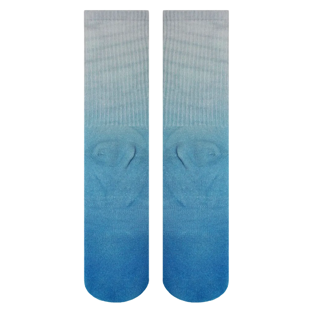 Halo Blue Fade Training Crew Socks