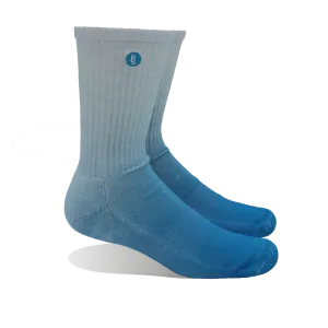 Halo Blue Fade Training Crew Socks