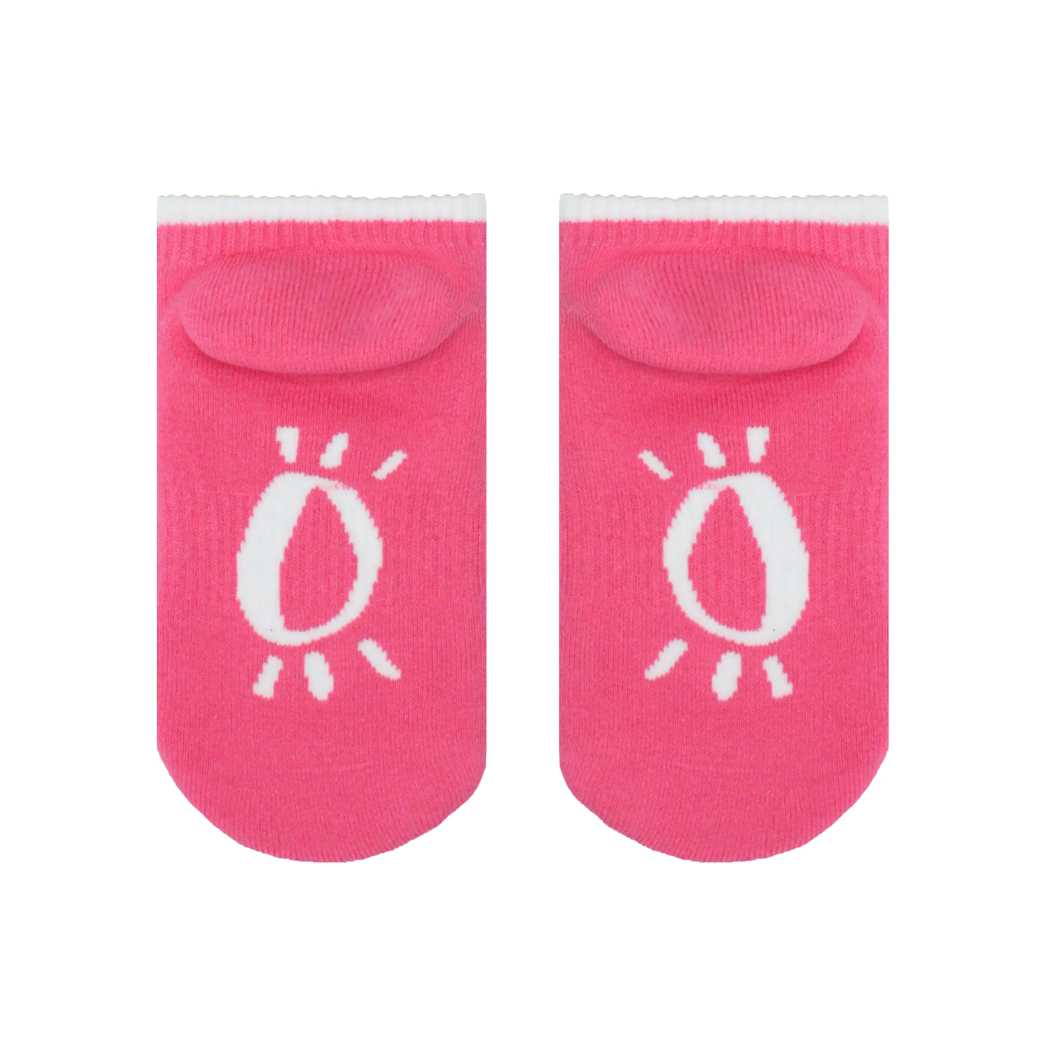 Halo Pink Sun Training Ankle Socks