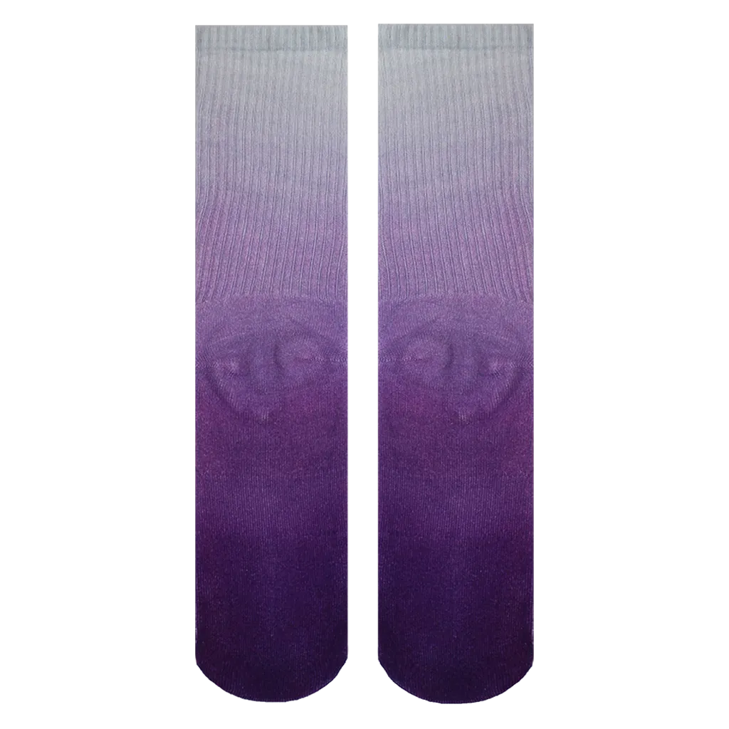 Halo Purple Fade Training Crew Socks