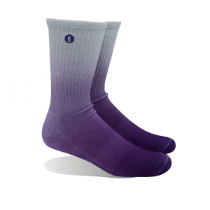 Halo Purple Fade Training Crew Socks