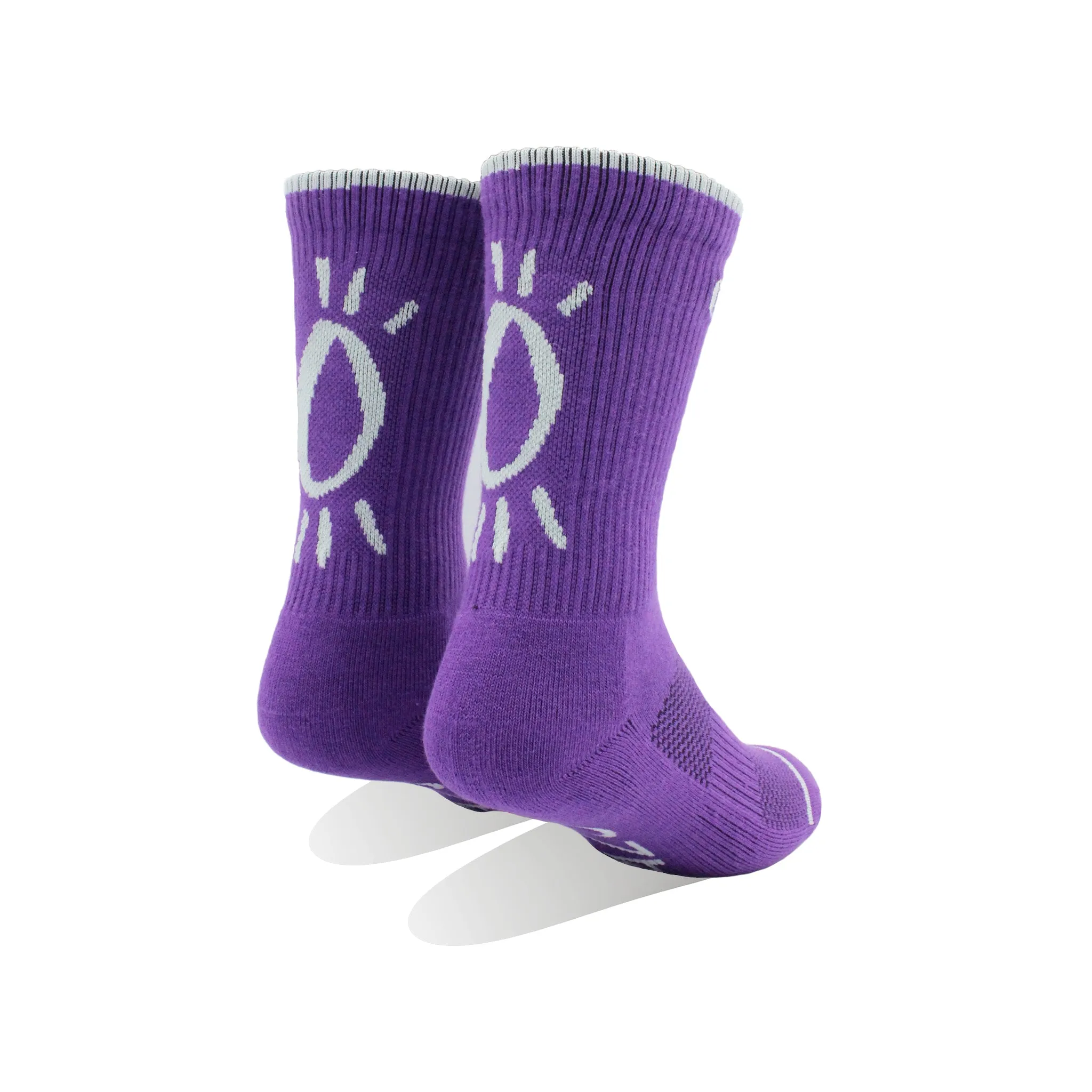Halo Purple Sun Training Crew Socks