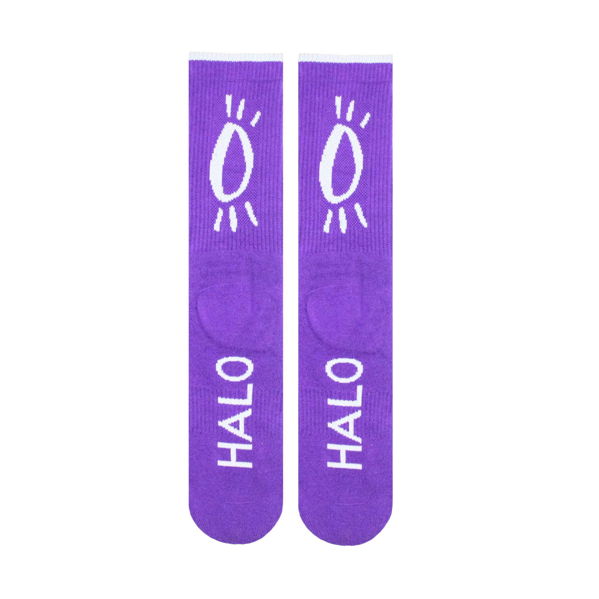 Halo Purple Sun Training Crew Socks