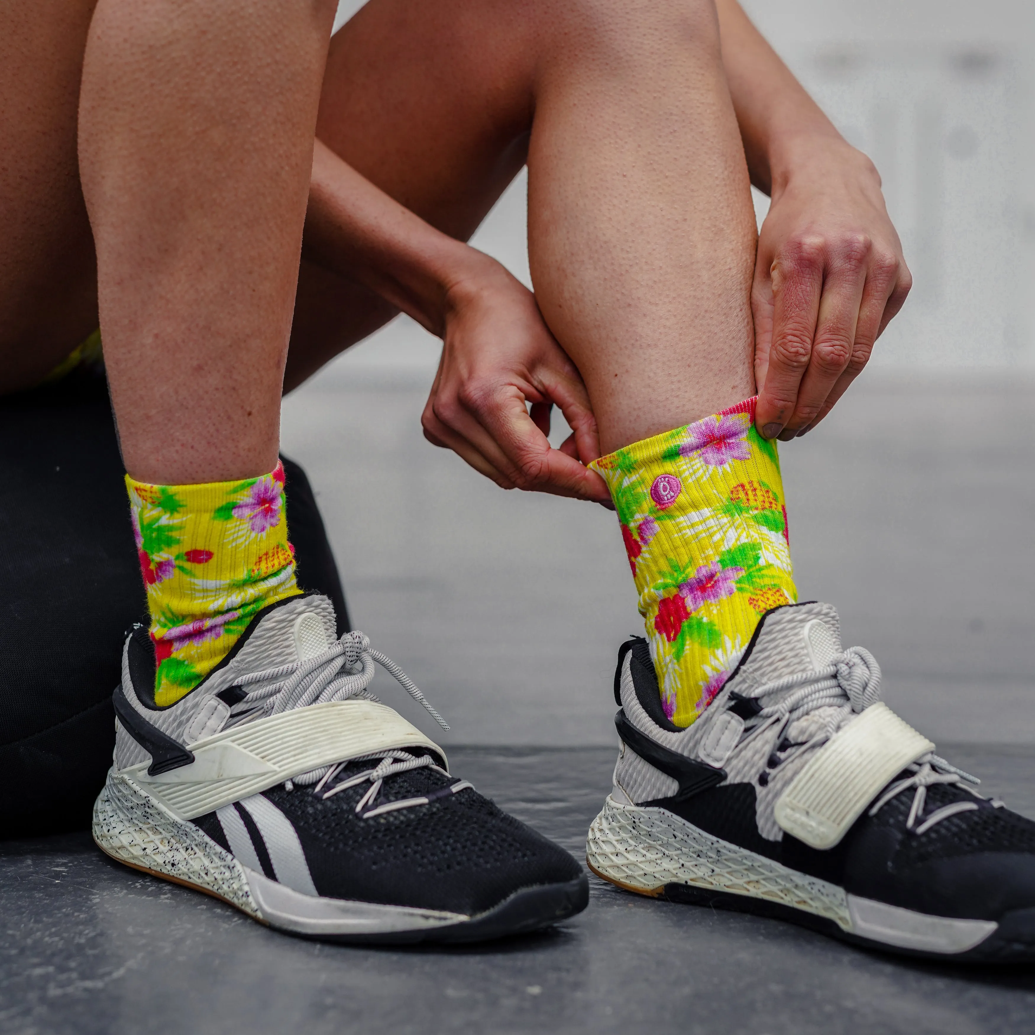Halo Tropical Punch Training Crew Socks