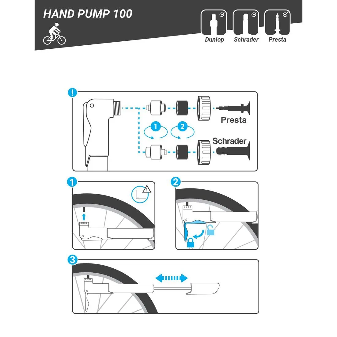Hand Pump 100 - Black