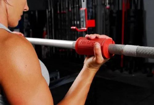 Harbinger Big Grip Bar Grips Fat Bar Training Build Arms