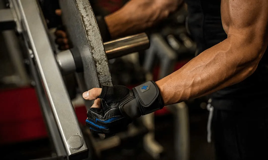 Harbinger Training Grip Wrist-Wrap Gloves