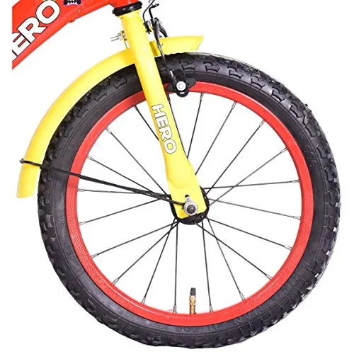 Hero Brat 16T Single Speed Kids' Bike (Red, Ideal For : 5 to 6 Years )