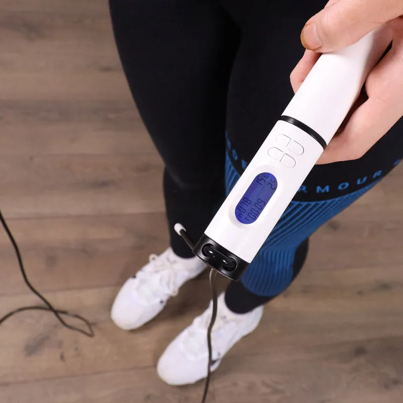 Hit Fitness Digital Calorie Burn Skipping Rope with Counter