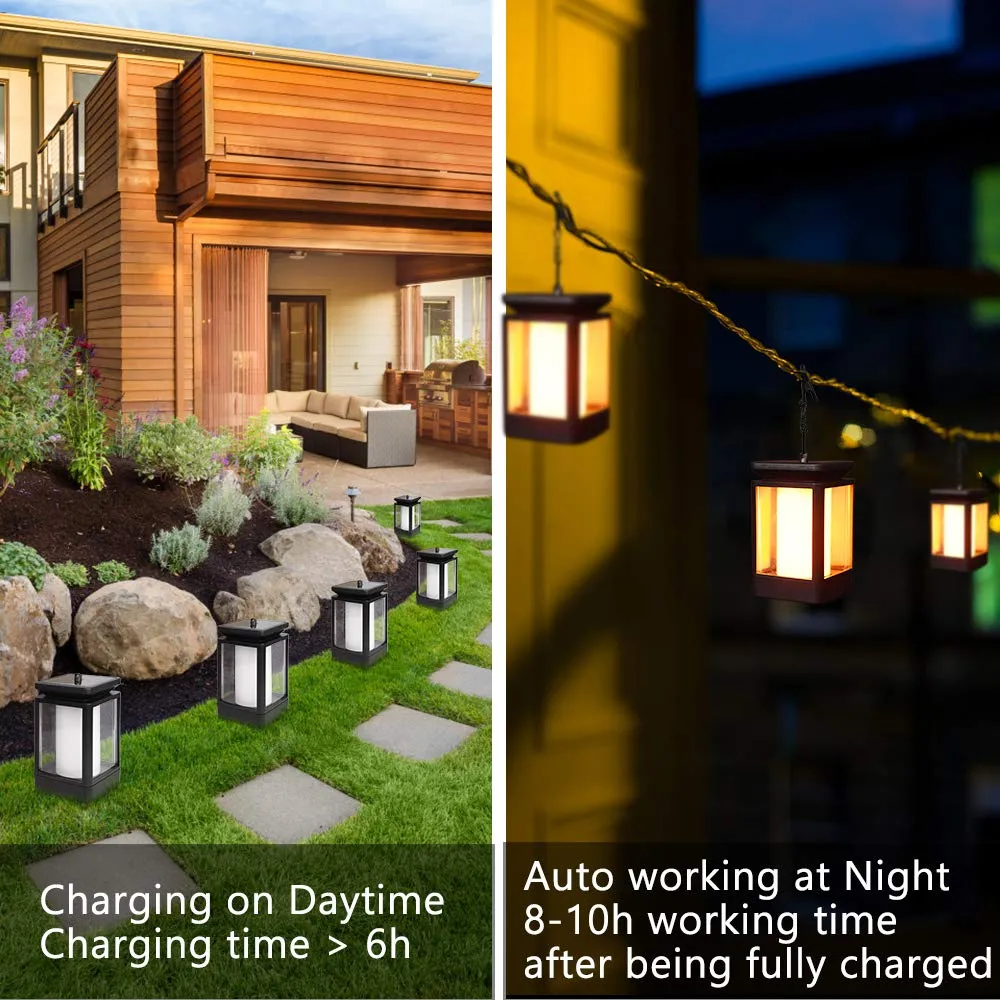 Homlly Outdoor Solar Lantern Lamp (3 modes）