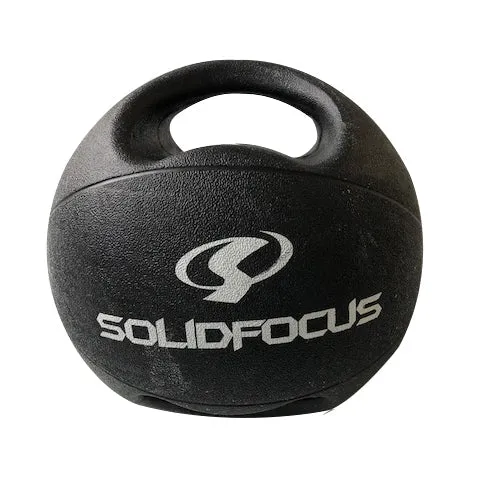 HyperFX 7kg Medicine Ball - Double Grip - Black