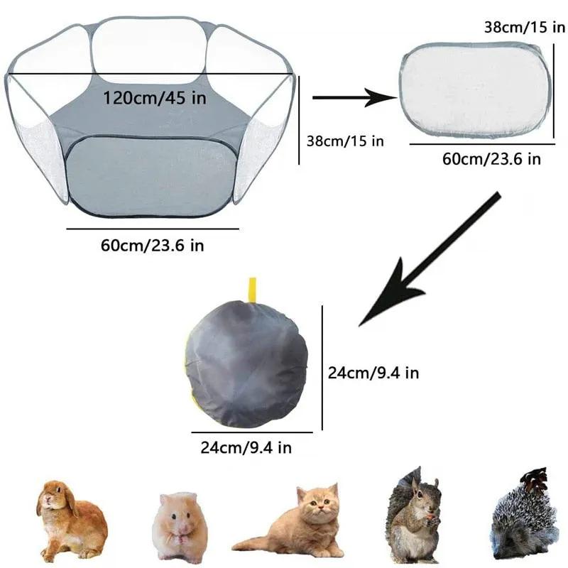 Indoor/Outdoor Small Pets Playpen