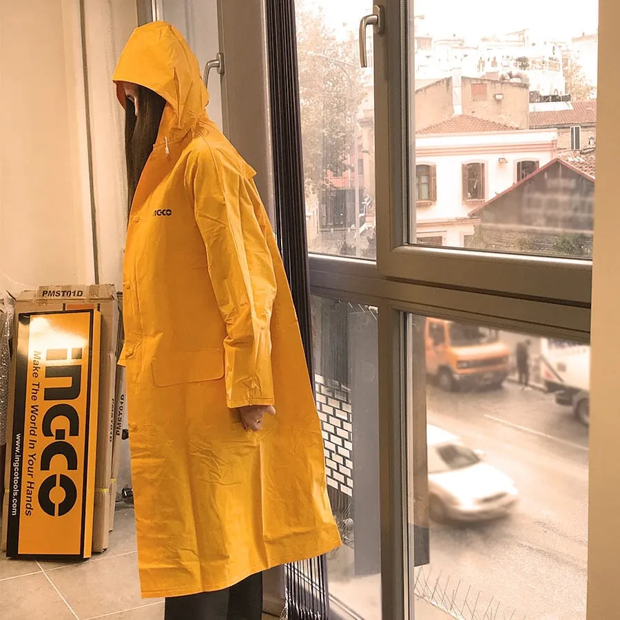 Ingco Waterproof PVC & Polyester Rain Coat  – HRCTL031