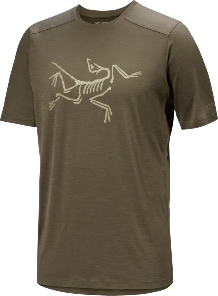 Ionia Merino Wool Logo Shirt SS Men's