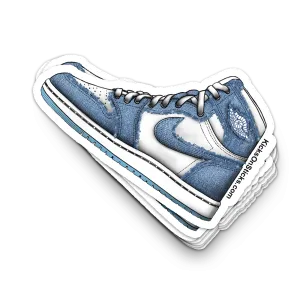 Jordan 1 "Denim" Sneaker Sticker