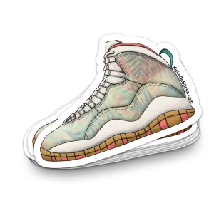 Jordan 10 "Super Bowl" Sneaker Sticker