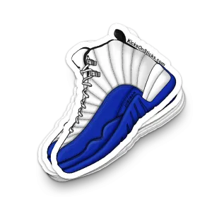 Jordan 12 "White Game Royal" Sneaker Sticker