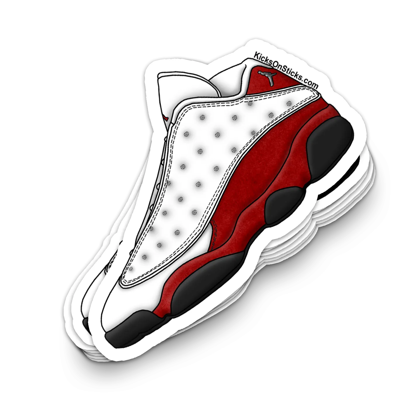 Jordan 13 Low "Cherry" Sneaker Sticker