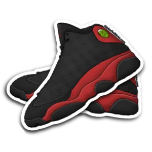 Jordan 13 "Bred" Sneaker Sticker