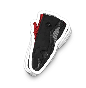 Jordan 14 "Lipstick" Sneaker Sticker