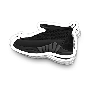 Jordan 15 "Black Varsity Red" Sneaker Sticker
