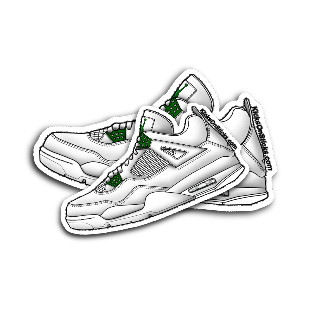 Jordan 4 "Classic Green" Sneaker Sticker