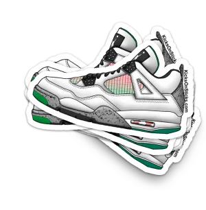 Jordan 4 "Rasta" Sneaker Sticker