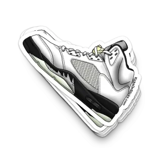 Jordan 5 "Reverse Metallic" Sneaker Sticker