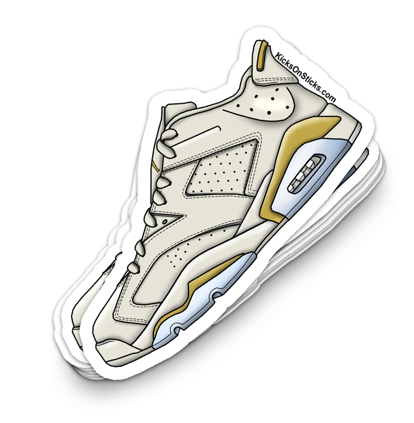 Jordan 6 Low "Lunar New Year" Sneaker Sticker