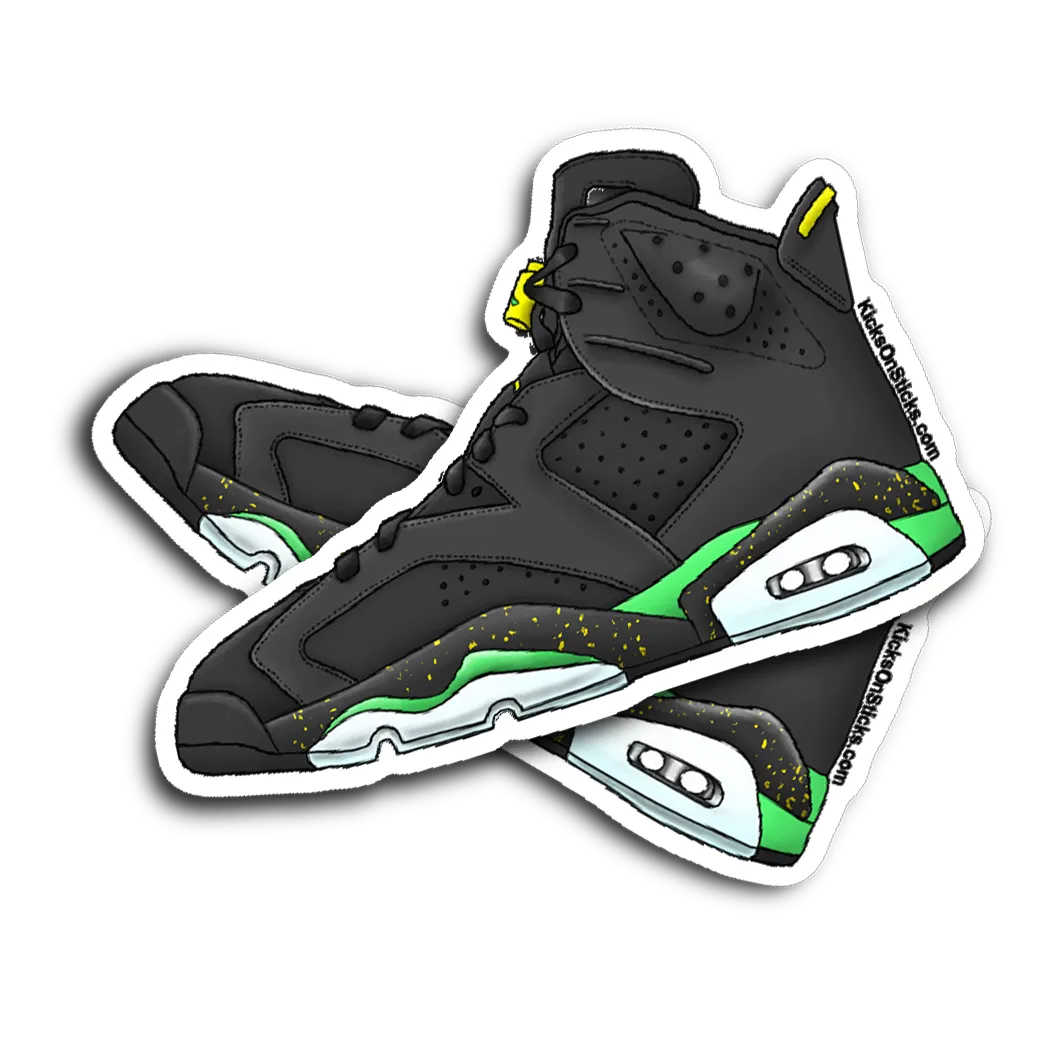 Jordan 6 "Brazil" Sneaker Sticker