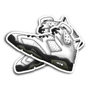 Jordan 6 "Motorsports" Sneaker Sticker
