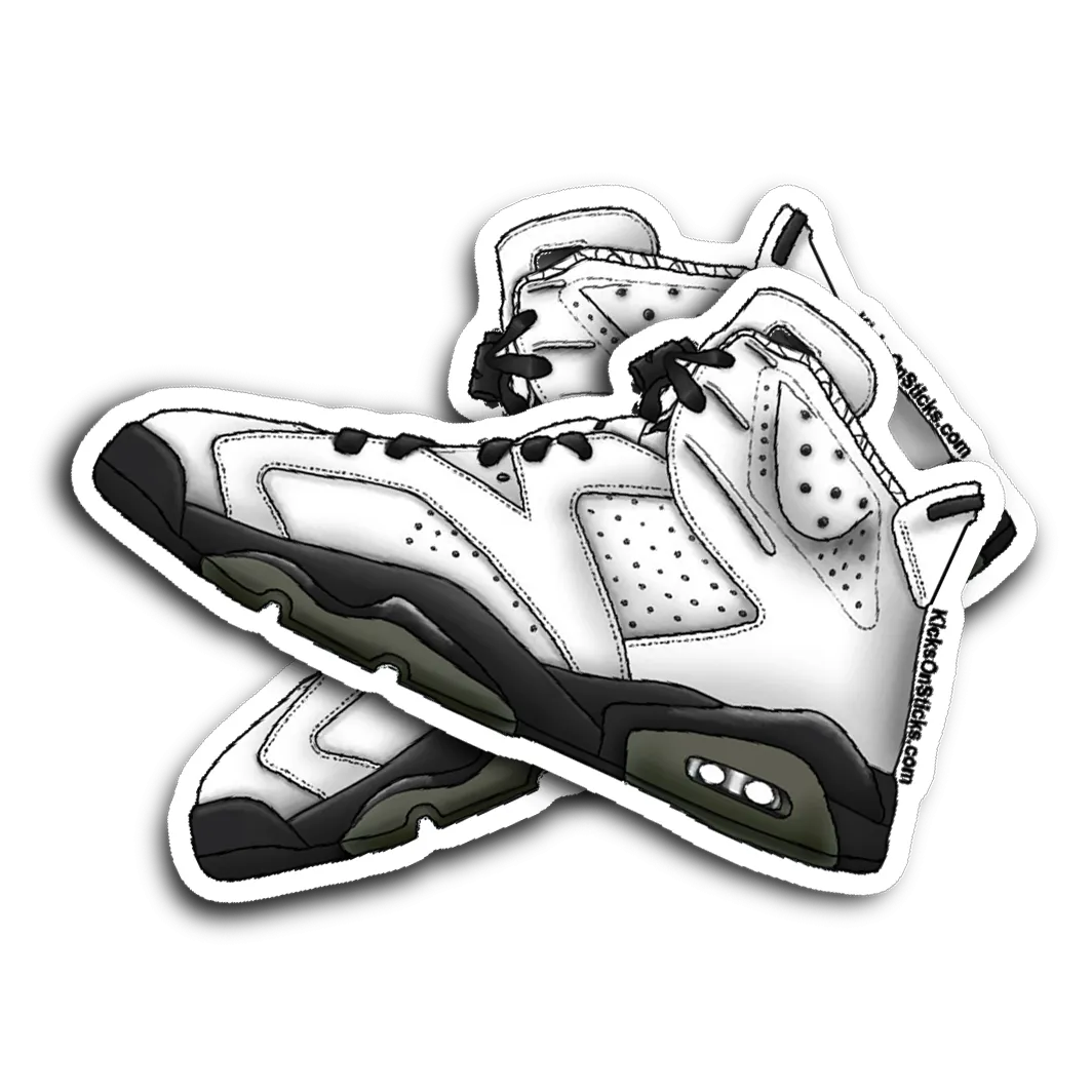 Jordan 6 "Motorsports" Sneaker Sticker