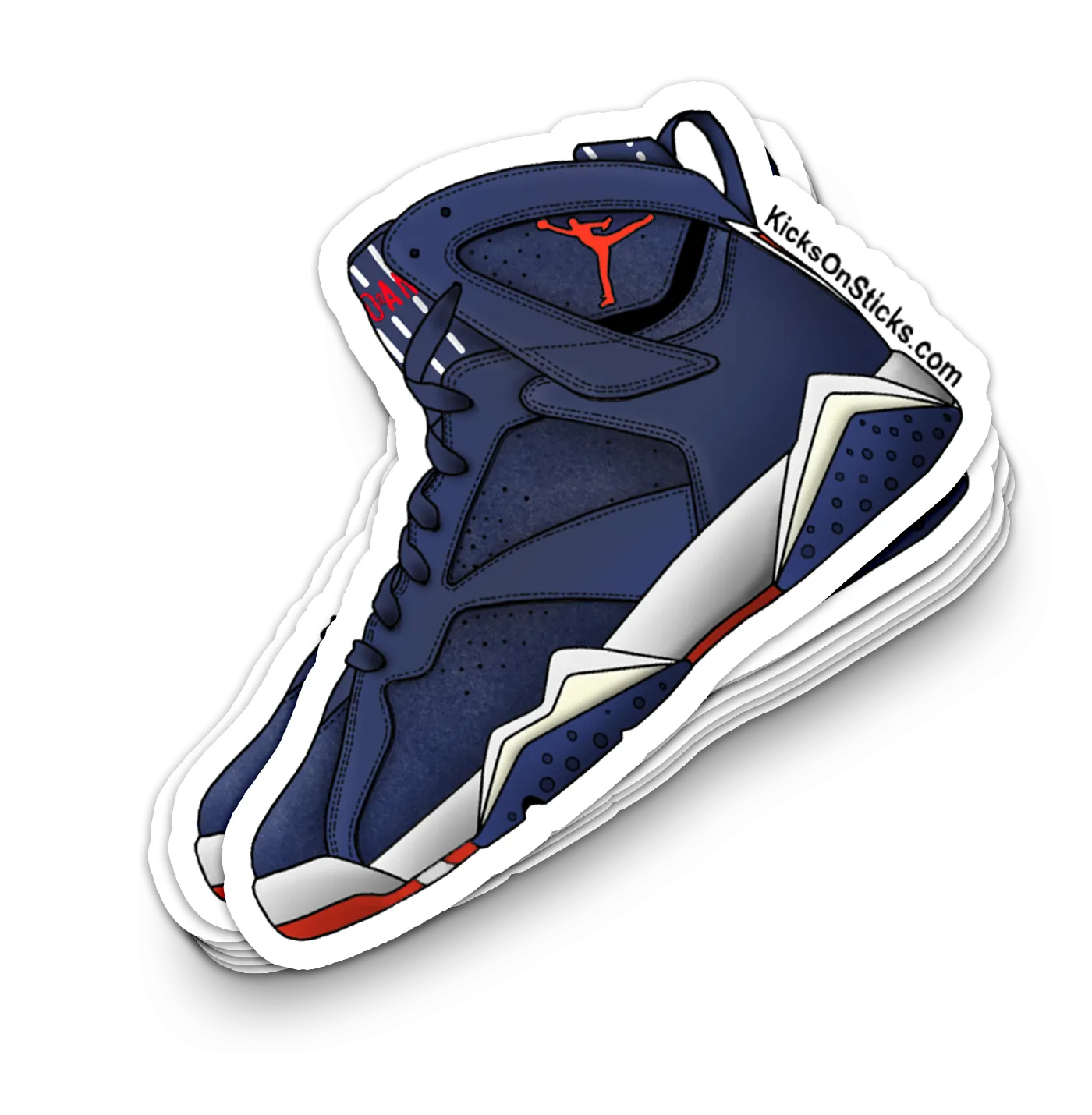 Jordan 7 "Quai 54" Sneaker Sticker