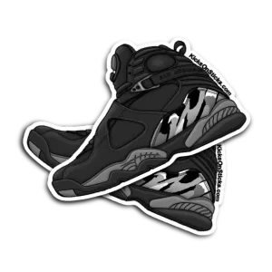Jordan 8 "Chrome" Sneaker Sticker