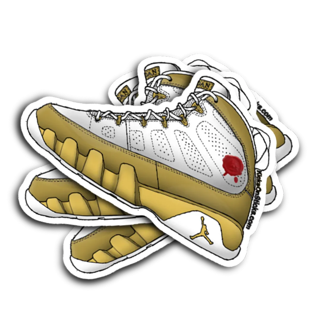 Jordan 9 "Bin23" Sneaker Sticker
