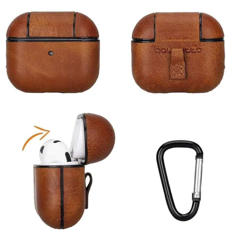 Juni Genuine Leather Cases for Apple AirPods 3rd Generation