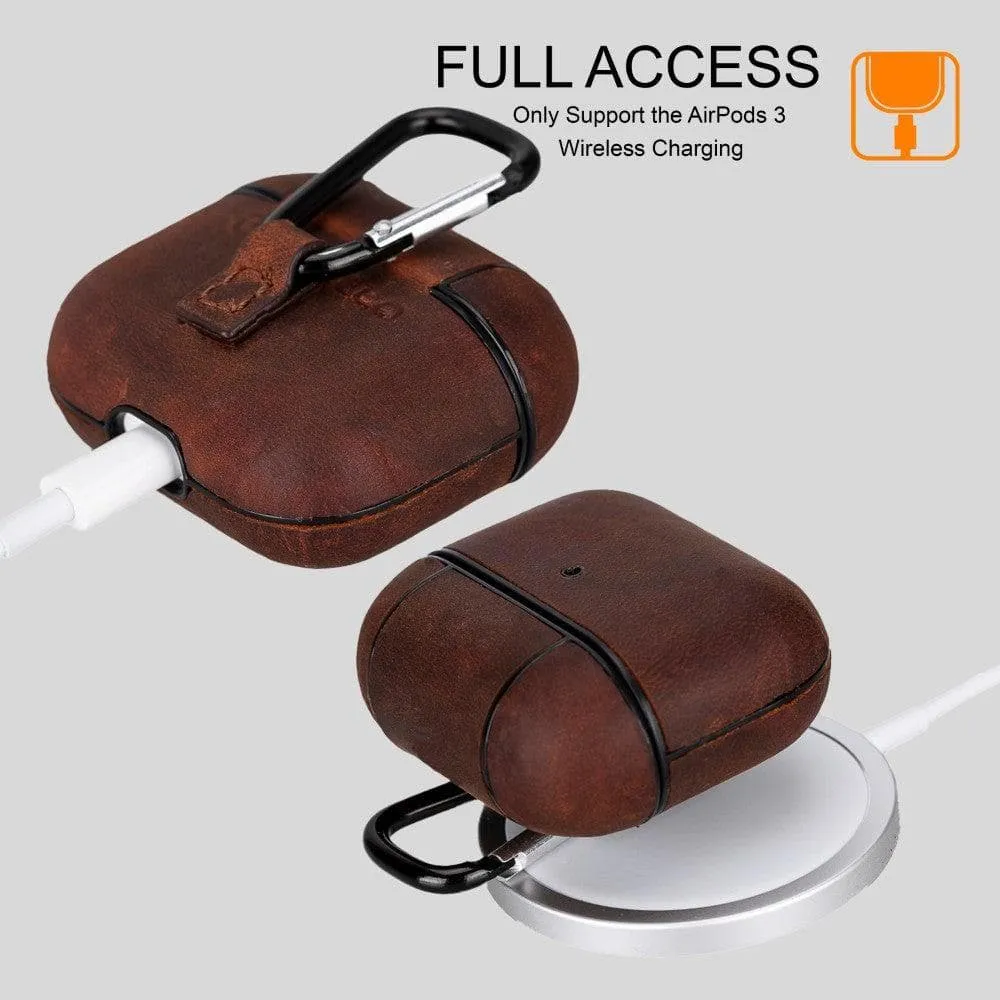 Juni Genuine Leather Cases for Apple AirPods 3rd Generation