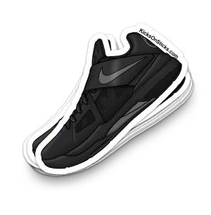 KD 4 "Black Grey" Sneaker Sticker