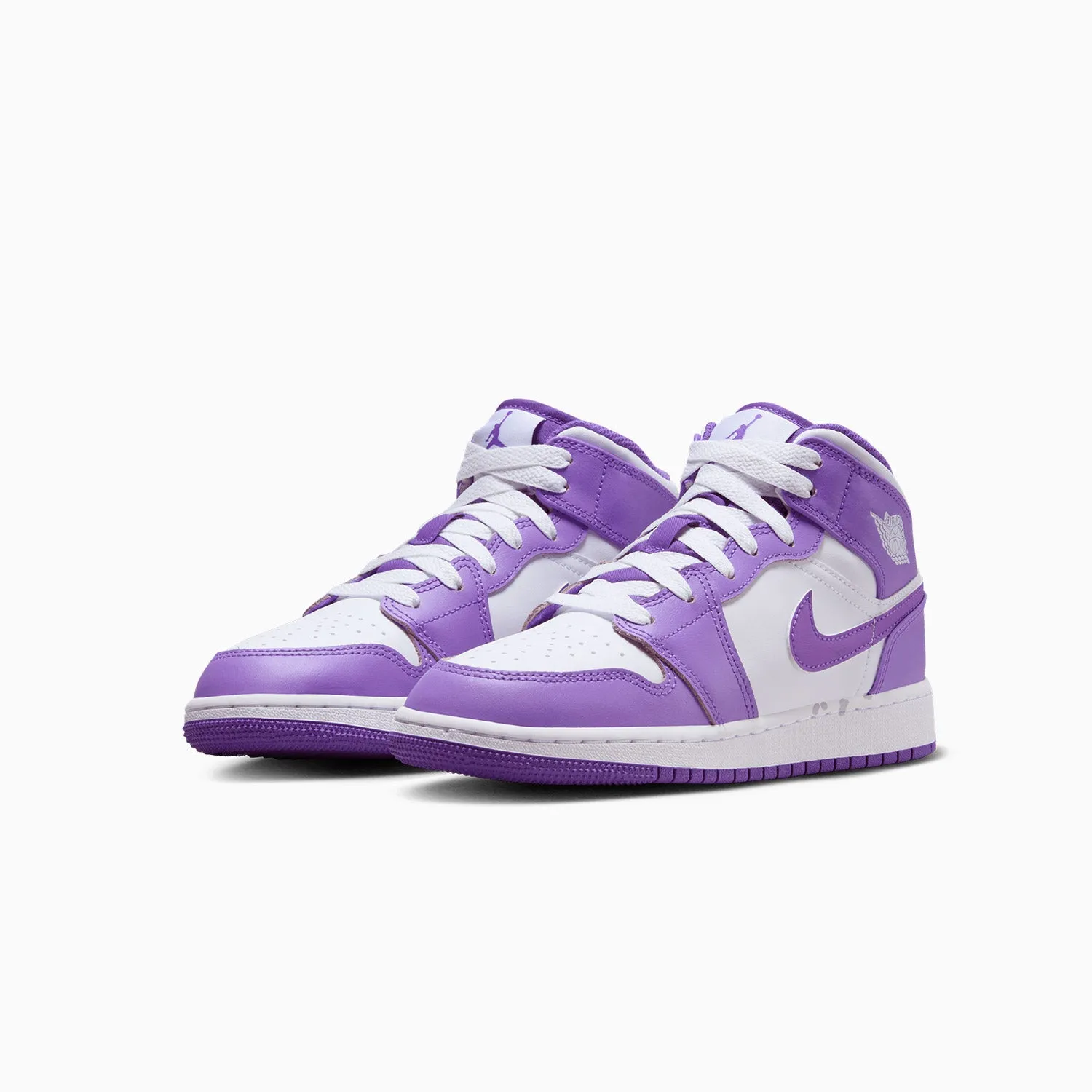 Kid's Air Jordan 1 Mid "Purple Venom" Grade School
