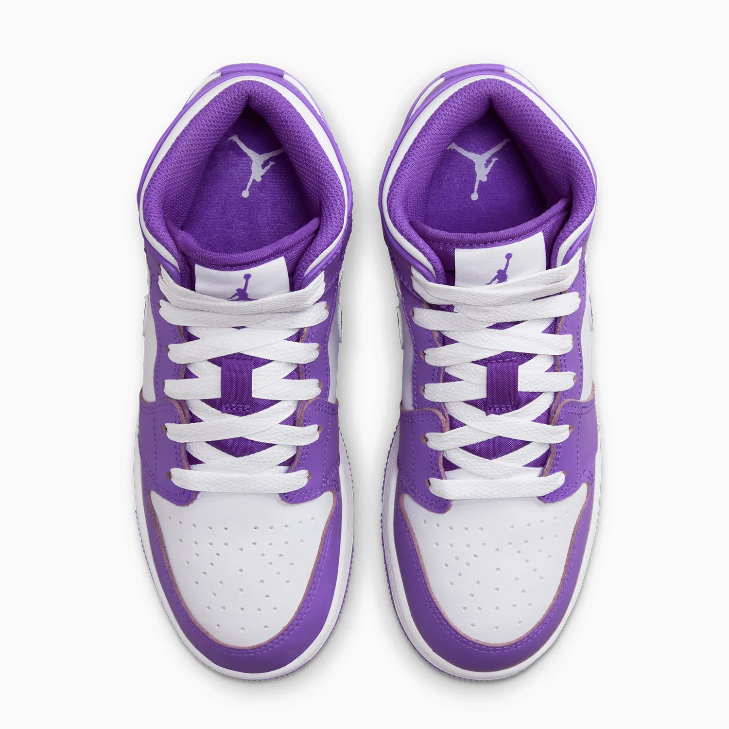 Kid's Air Jordan 1 Mid "Purple Venom" Grade School