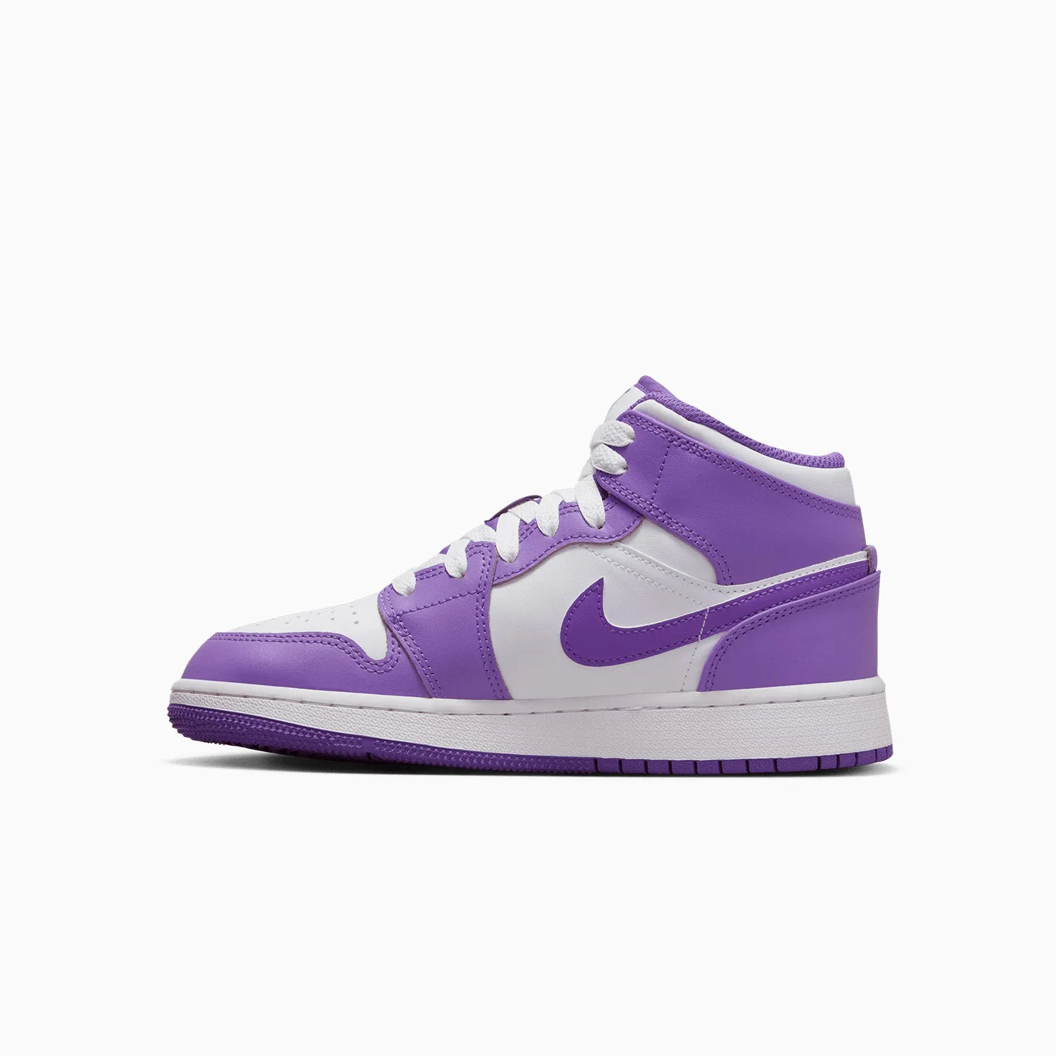 Kid's Air Jordan 1 Mid "Purple Venom" Grade School