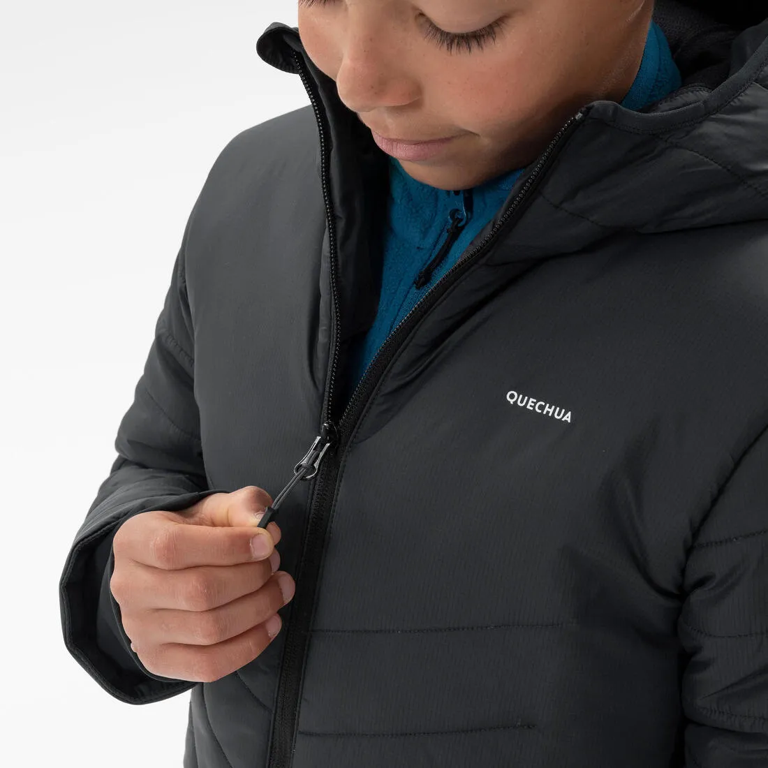KIDS’ PADDED HIKING JACKET - HYBRID AGED 7-15