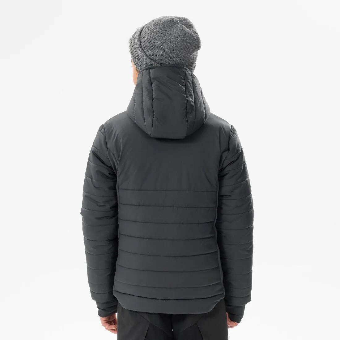 KIDS’ PADDED HIKING JACKET - HYBRID AGED 7-15