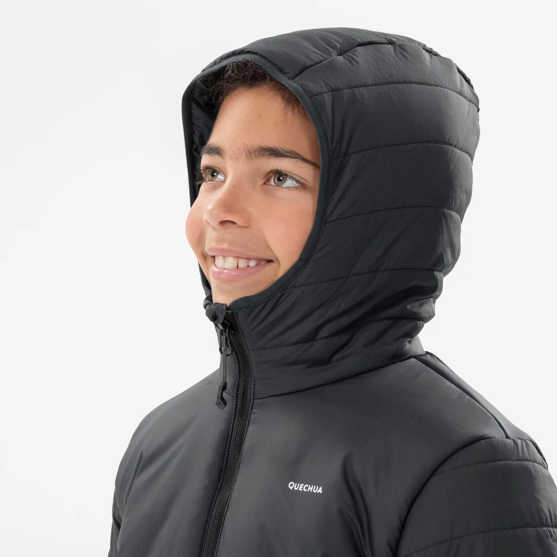 KIDS’ PADDED HIKING JACKET - HYBRID AGED 7-15