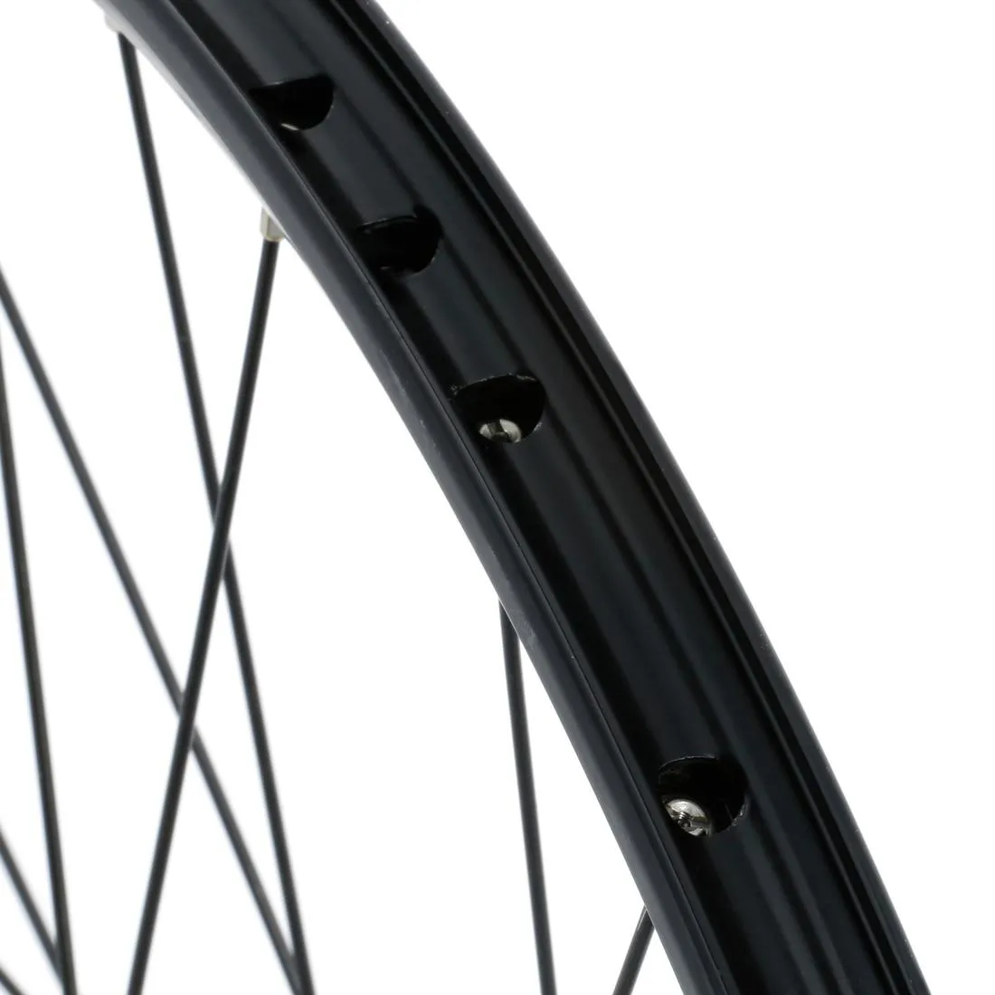 Kids Rear Wheel 24" Double Wall Rim Disc Cassette - Black